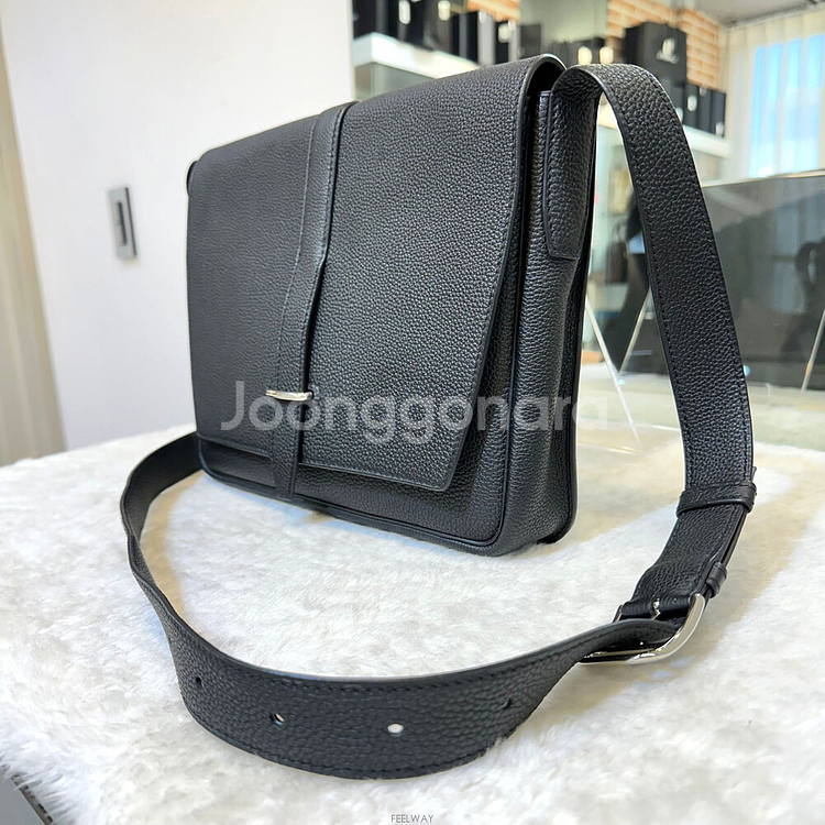 에르메스 스티브라이트 메신져백 블랙U각인-G093001--3