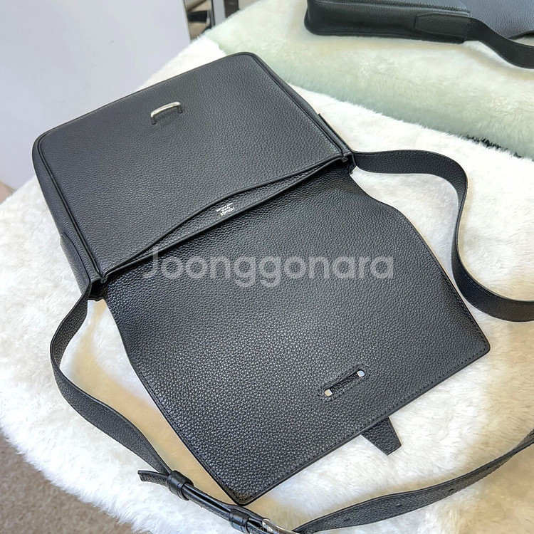 에르메스 스티브라이트 메신져백 블랙U각인-G093001--4