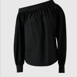 브론 오프숄더 블라우스