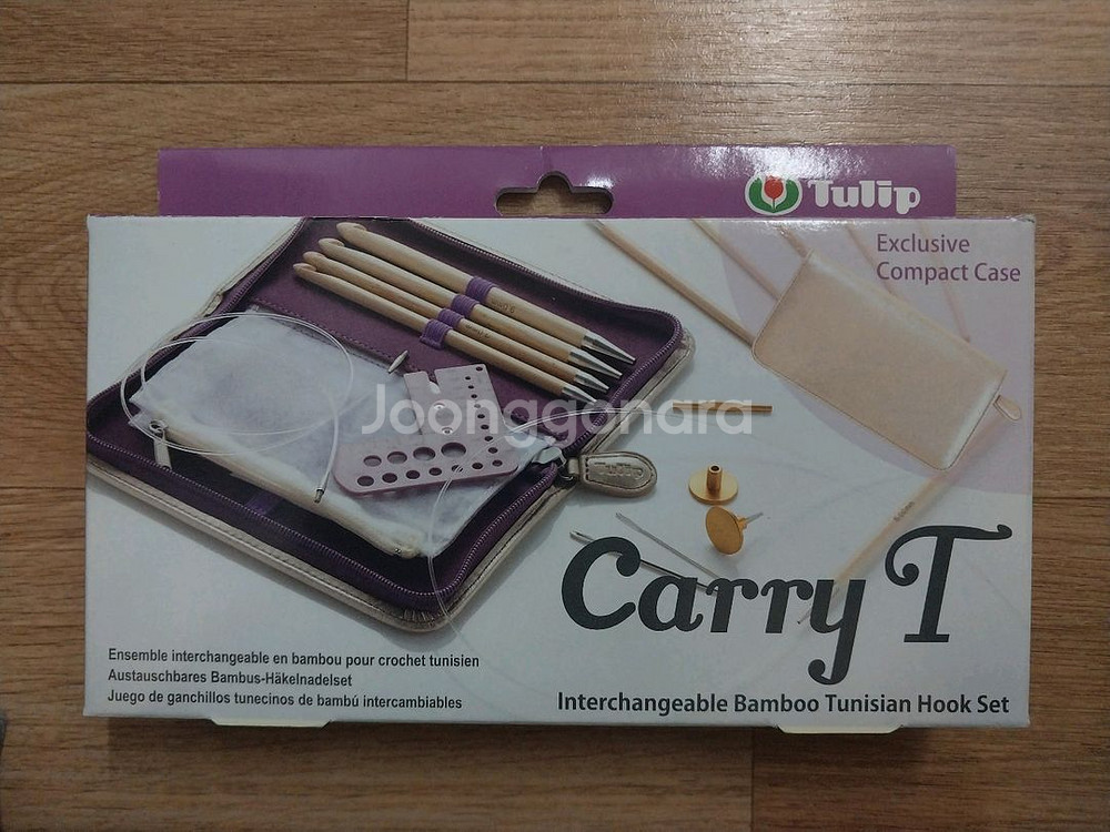 튤립 캐리T 아후강 대나무 바늘세트--0