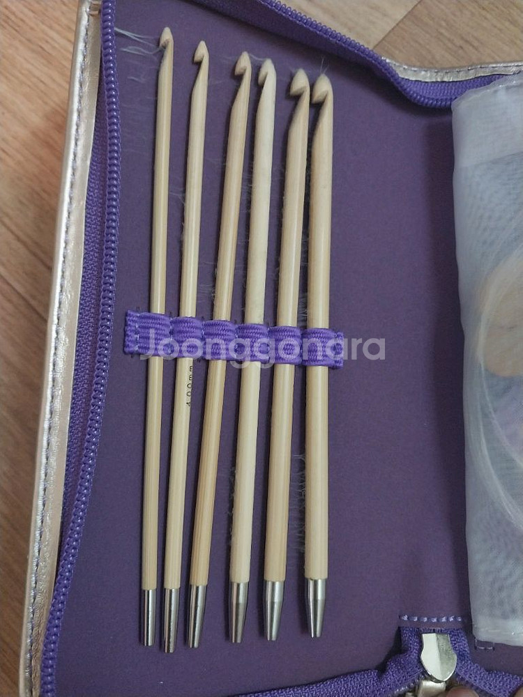 튤립 캐리T 아후강 대나무 바늘세트--3