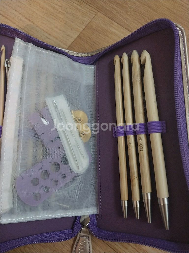 튤립 캐리T 아후강 대나무 바늘세트--4