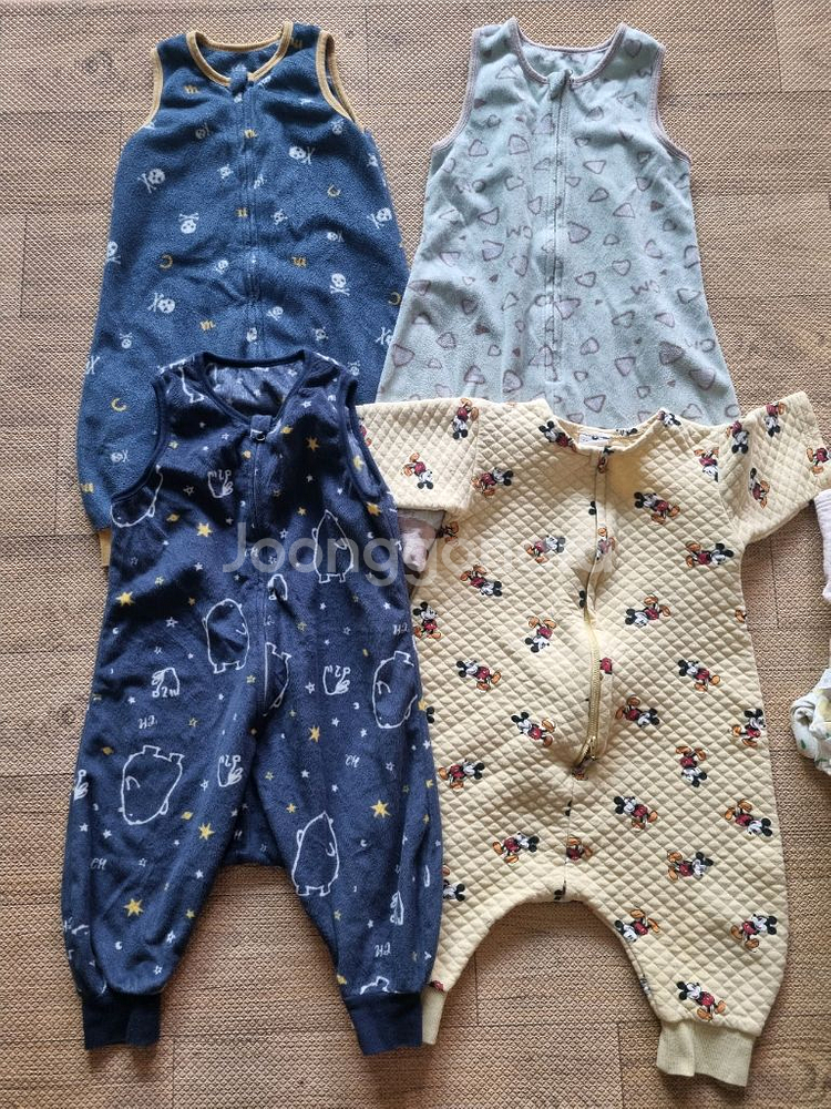 8벌) 유아 아기 내복 수면조끼 일괄 80~90사이즈--0