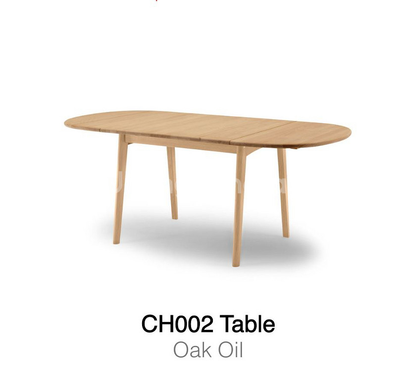 칼한센 앤 선 CH002테이블 오크오일--1