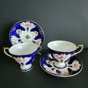 [2조가격]빈티지 행남사 물랑루즈 굽있는 찻잔 커피잔