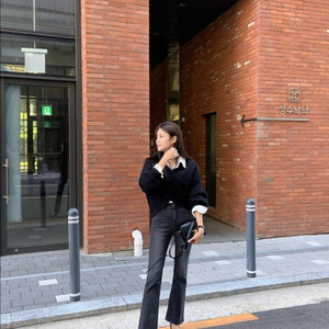 하와 올데이부츠컷 데님 흑청ver 택도 안 뗀 새상품