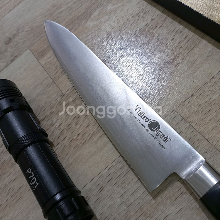 토지로 등차랑작 카나가시 다마스커스 주방칼 미사용품--1