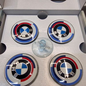 BMW 50주년 휠 센터캡 4개 한 세트 (택포