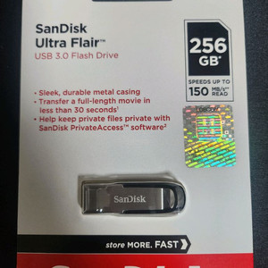 샌디스크 Ultra Flair 256GB USB 메모리