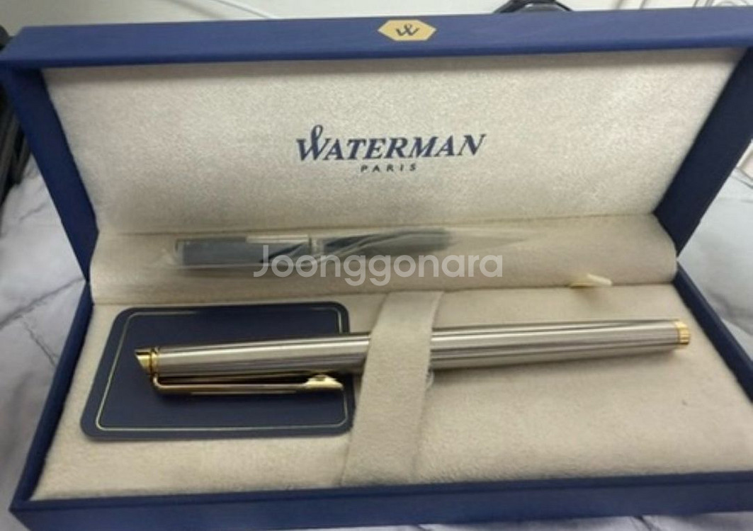 [택포] 새제품 워터맨 뉴헤미스피어 만년필+카트--1