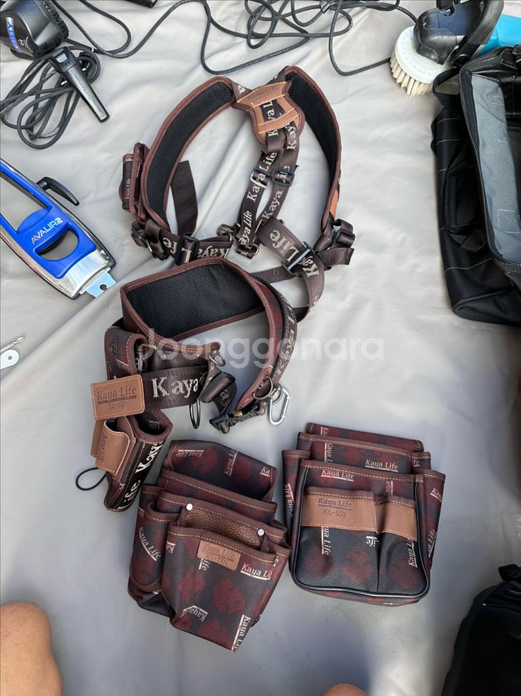 카야라이프 국산벨트 엑스반도 작업벨트 세트--9