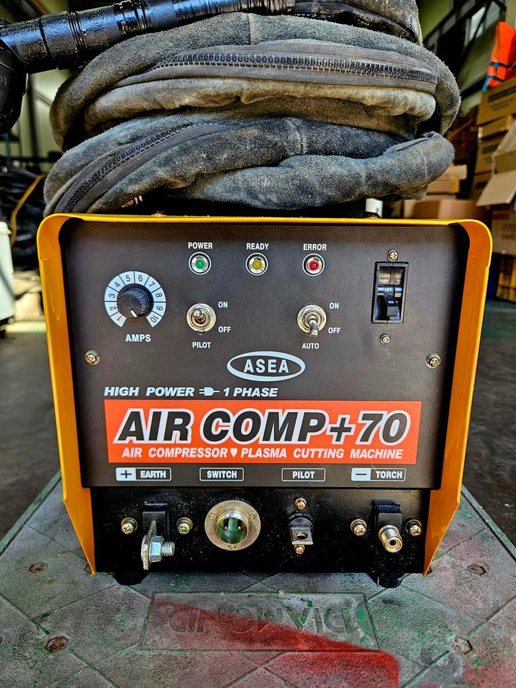 국산 아세아 프라즈마절단기 콤프레샤내장형/중고용접기 이미지