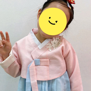 여아 한복 7호 풀세트(머리띠,속치마,속바지,복주머니)