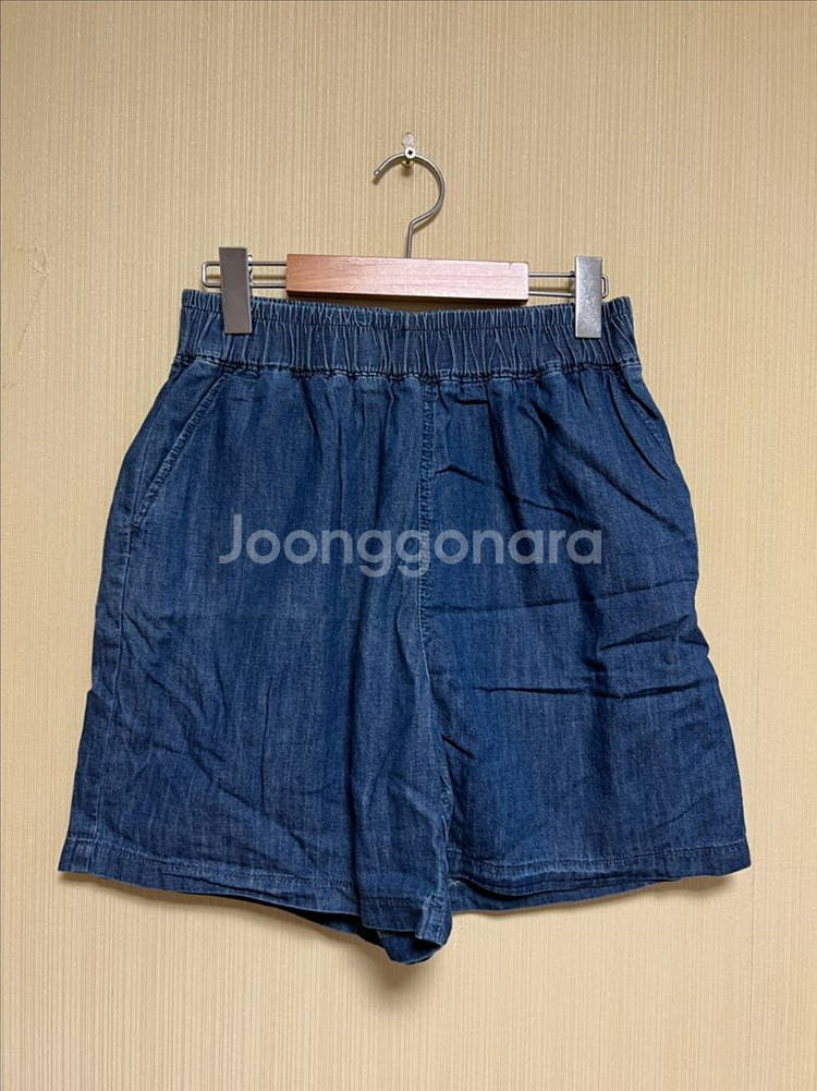 엘르 여자 청반바지 데님쇼츠--0