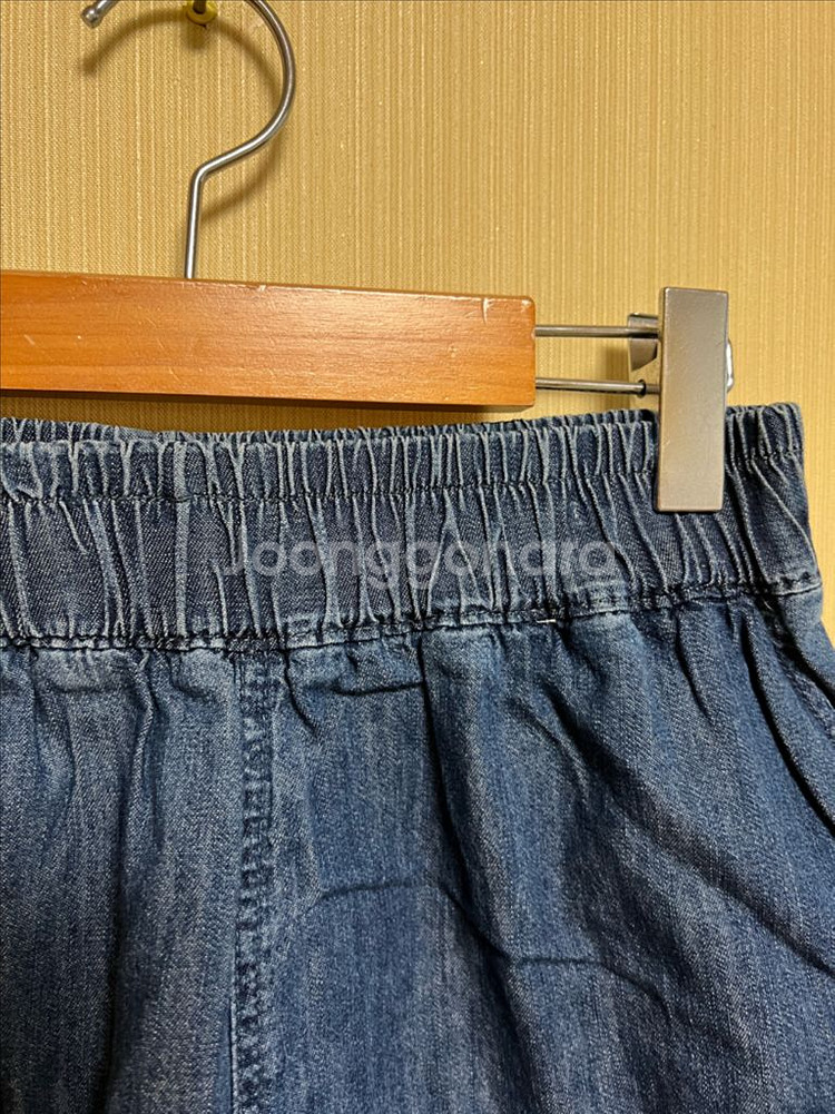 엘르 여자 청반바지 데님쇼츠--3