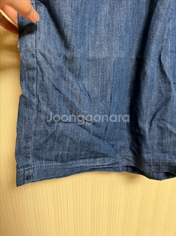 엘르 여자 청반바지 데님쇼츠--5