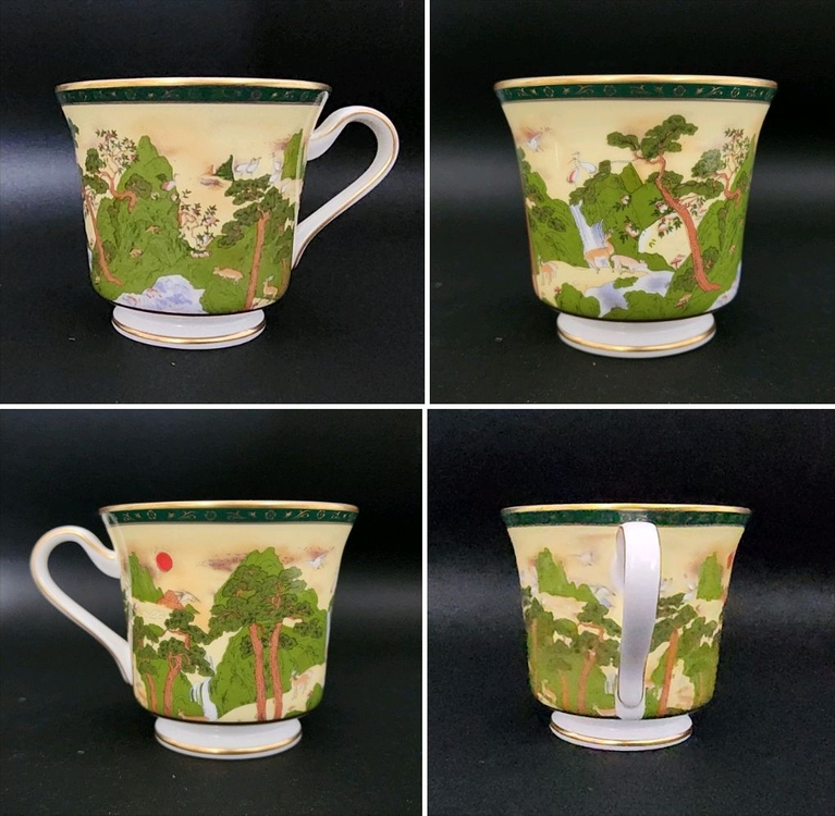 [2조가격]한국도자기 장생도 커피잔/레트로 빈티지--5