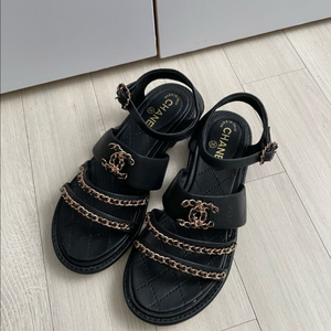 샤넬 체인 샌들 새상품