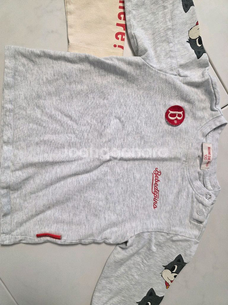 베베드피노100 티셔츠2장,양말 일괄--1