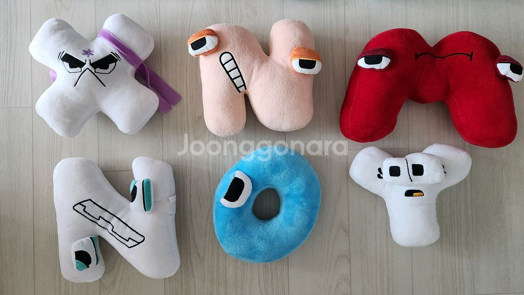 택포) 알파벳 로어 자석 및 인형--3