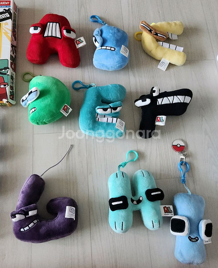 택포) 알파벳 로어 자석 및 인형--2