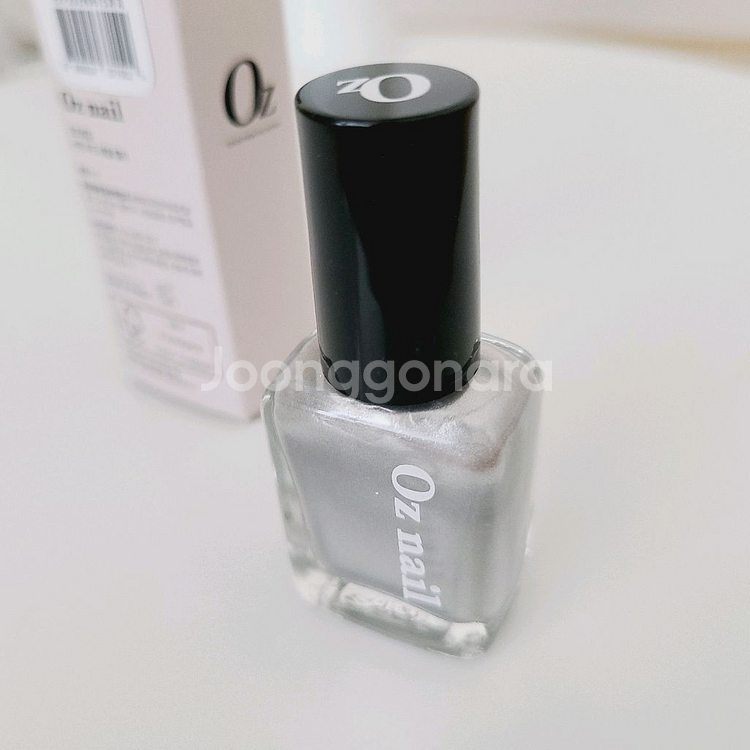 오즈네일 OZnail 샤인 무드 네일 컬러 실버 온아이--2