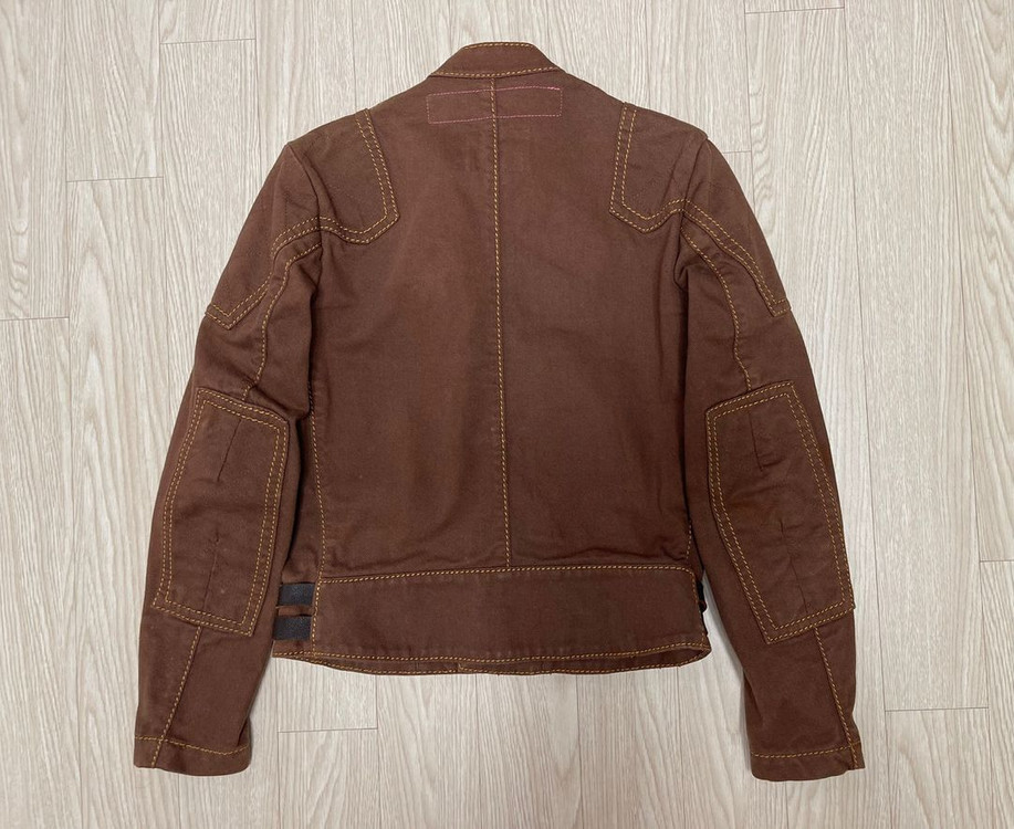 준야와타나베 x 루이스레더 더블 라이더 자켓 브라운 이미지