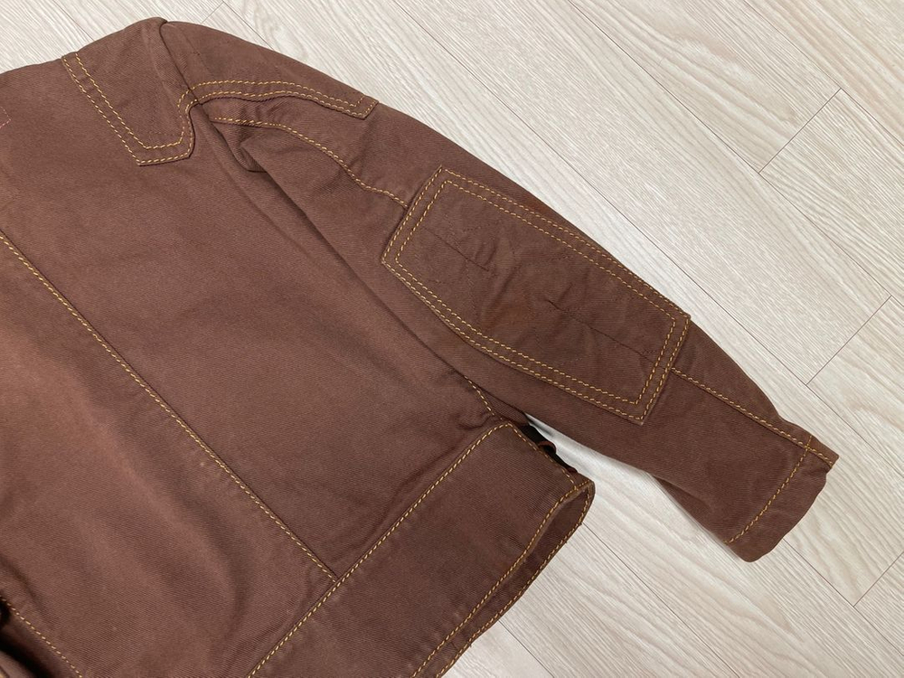 준야와타나베 x 루이스레더 더블 라이더 자켓 브라운 이미지