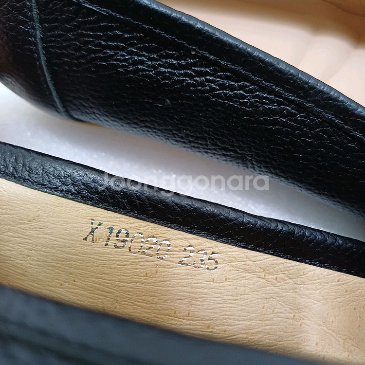 탠디 가죽 컴포트 로퍼 235 새것 블랙 사랑봉봉--4