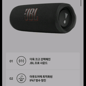 JBL FLIP 6 블루투스 스피커 JBLFLIP6B