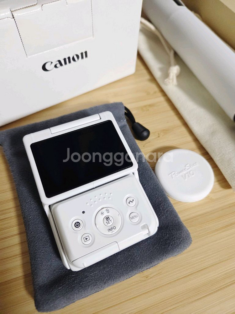 캐논 파워샷 V10 화이트--0