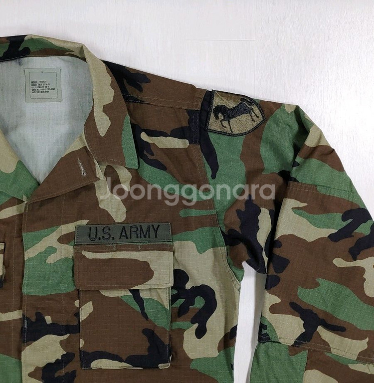 90년대 미육군 BDU 립스탑 상의 M-R--12