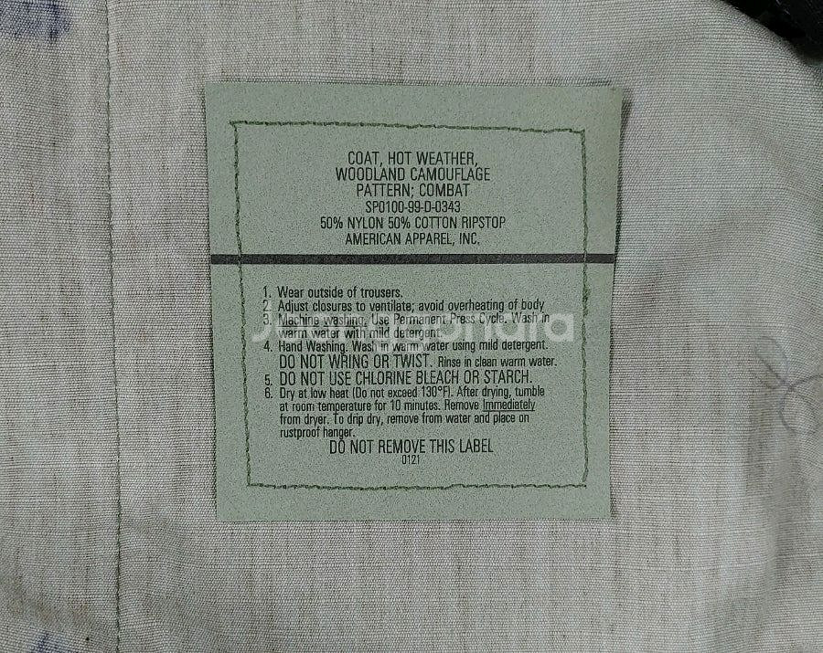 90년대 미육군 BDU 립스탑 상의 M-R--16