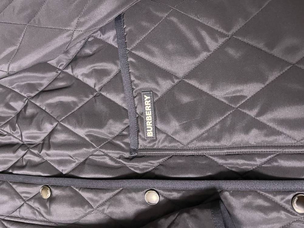 버버리 롱퀼팅 파크게이트 블랙xs--1