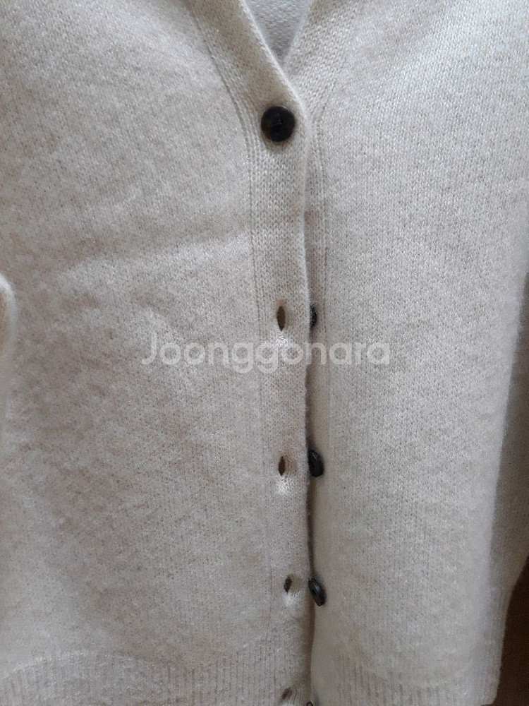 더캐시미어 캐시미어100 니트 가디건 85--6