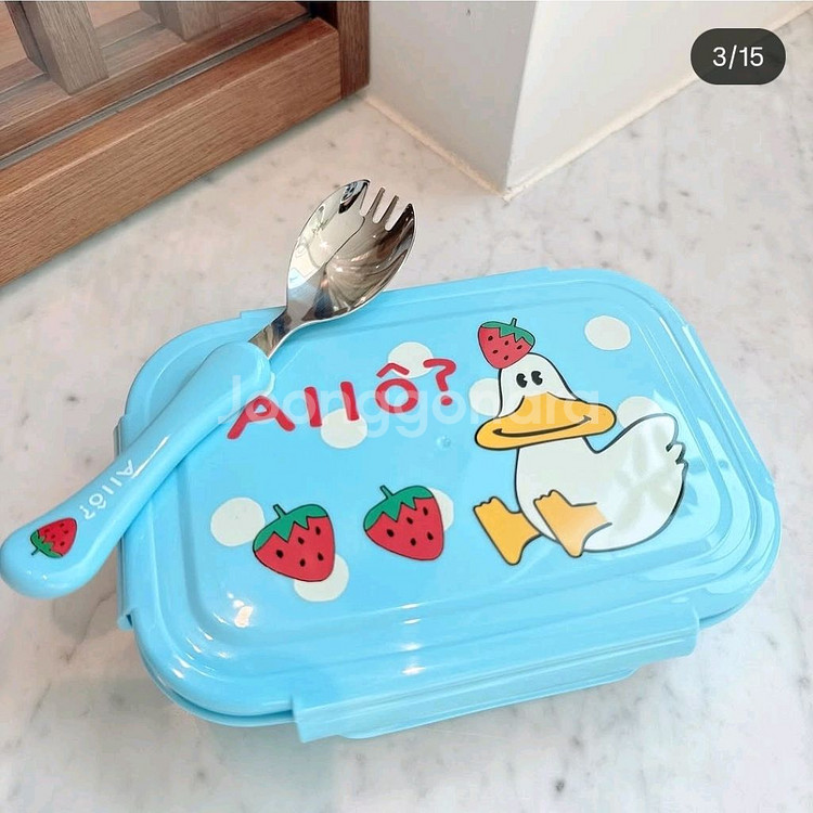 리미떼두두 도시락 숟가락포크 세트 (새상품)--0