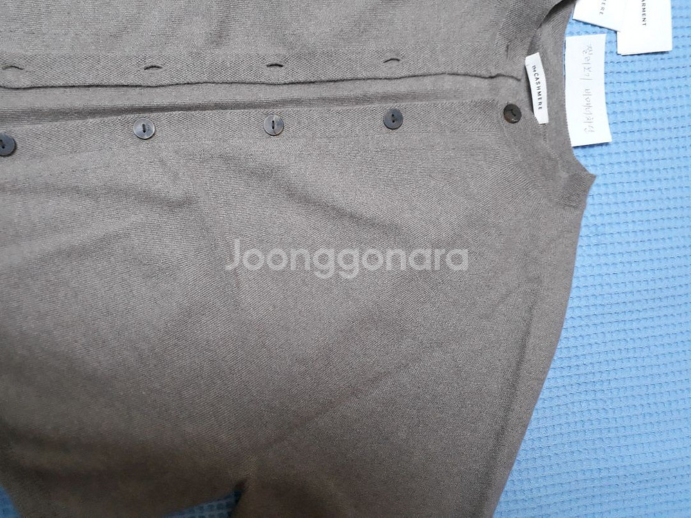 더캐시미어 캐시미어100 투웨이니트 가디건--8