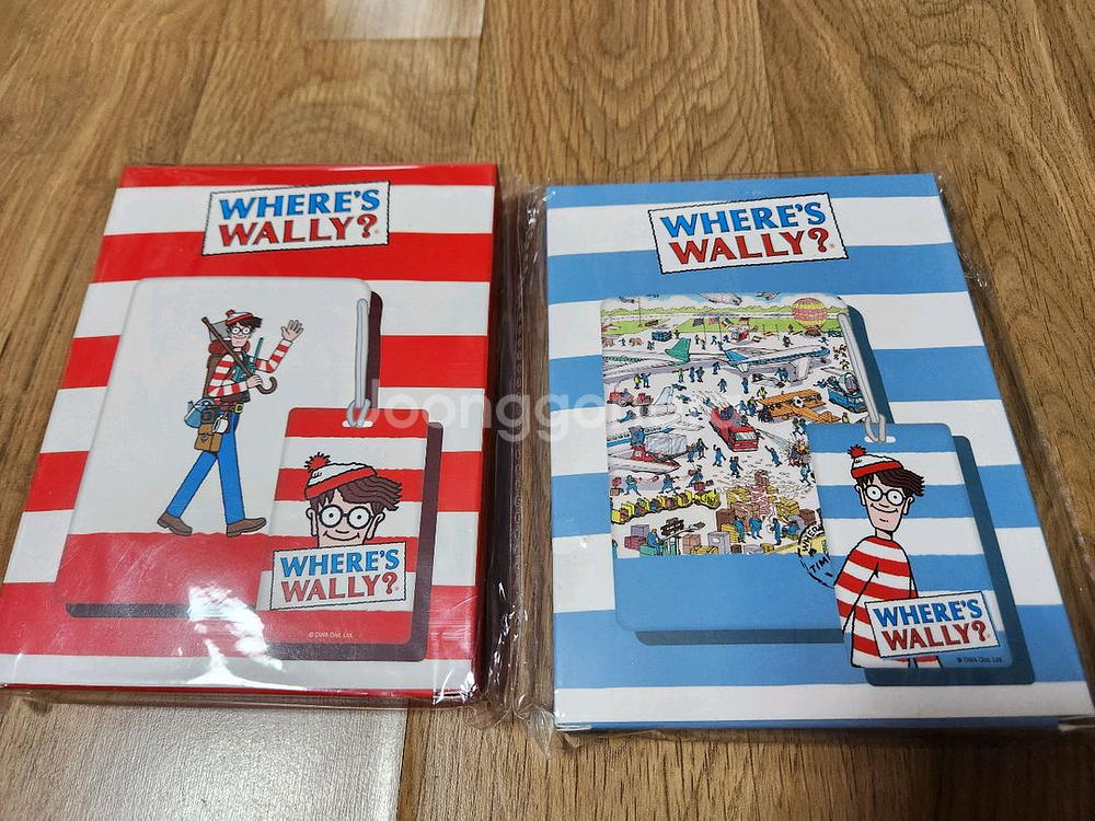 gs25 지에스 월리를 찾아라 여권케이스 네임텍--0