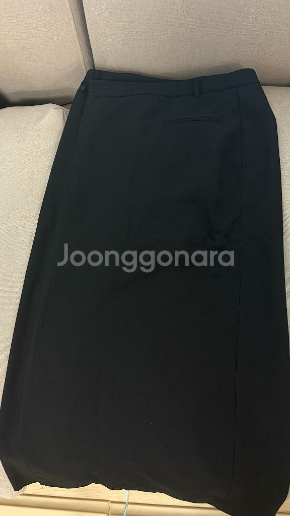 리디피 비대칭 맥시 랩 스커트--5