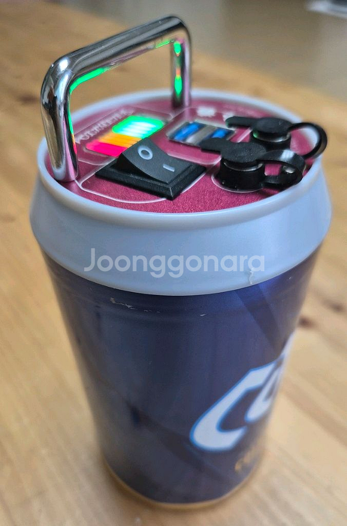 캠핑 갬성 맥주캔 파워뱅크 맥뱅(12.6V 12.6A)--2