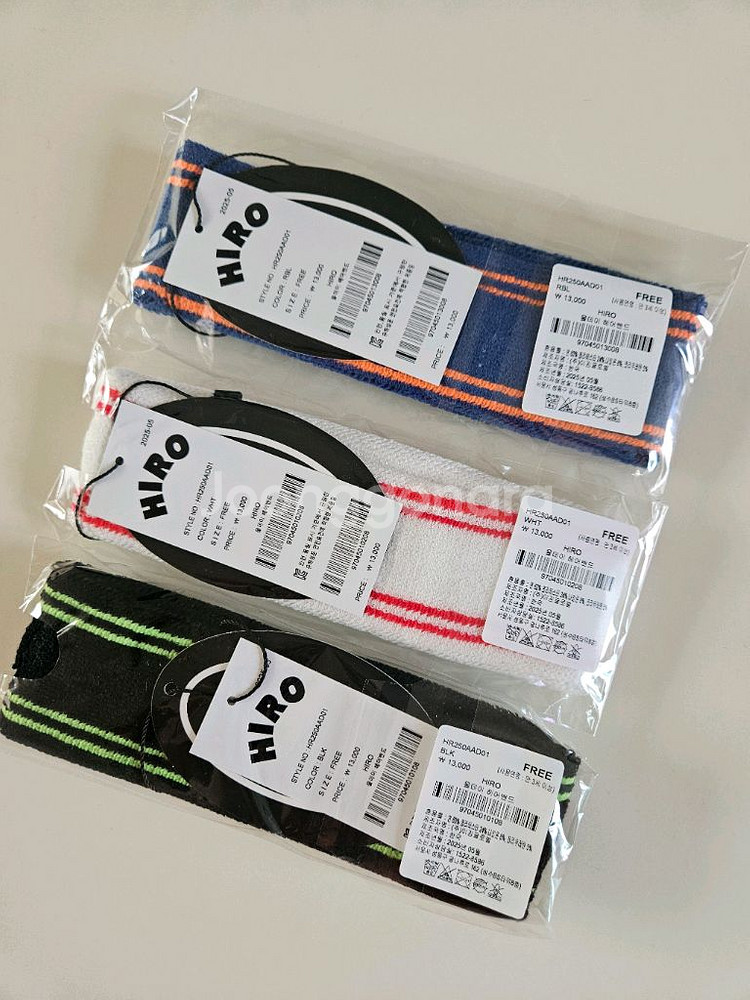 히로 헤어밴드 3가지 일괄--1