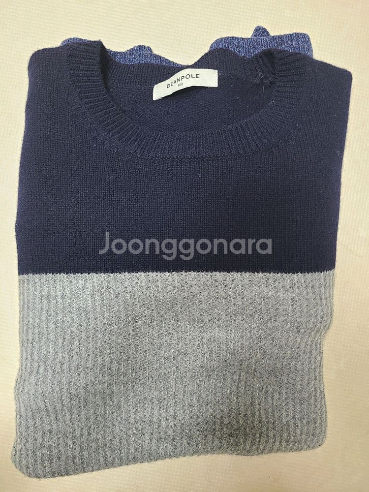 빈폴 니트 스웨트 100 남자--1