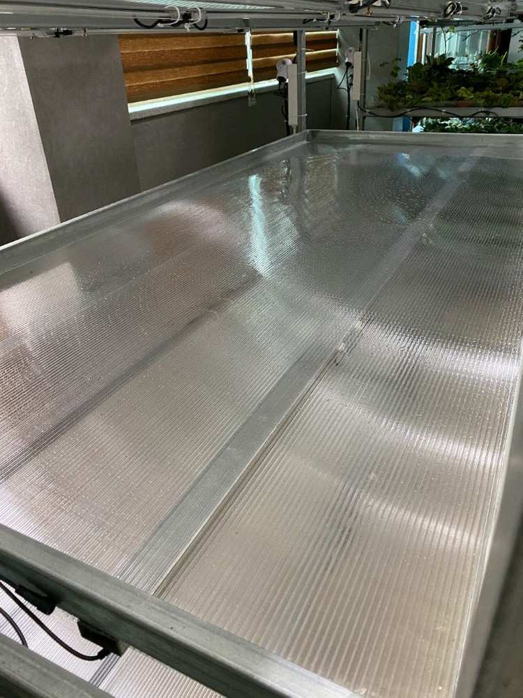 상품선반 ,화분진열대,테이블 방수,길이2미터폭1미터 이미지