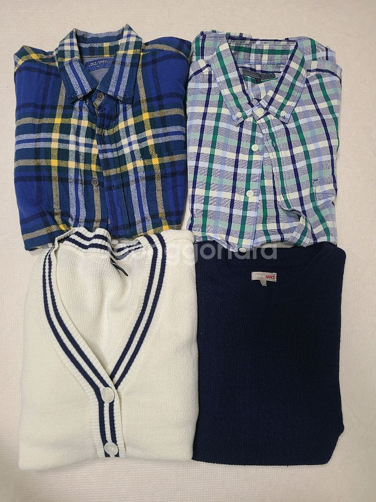 남 셔츠 니트 조끼 100 일괄 택포--0