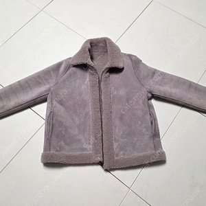 나이스클랍 양면카라집업숏자켓 무스탕자켓 리버시블