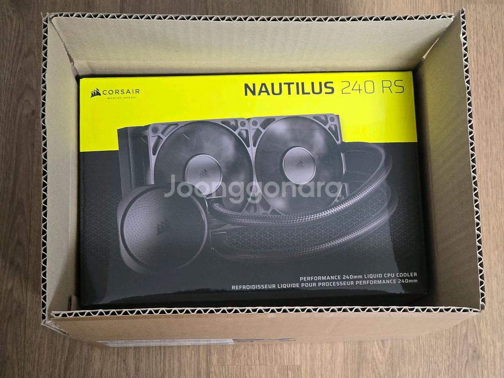 nautilus 240rs 커세어 쿨러 미개봉--0