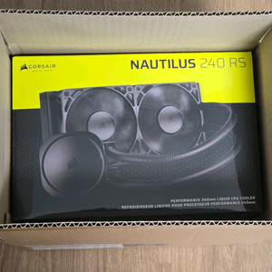 nautilus 240rs 커세어 쿨러 미개봉