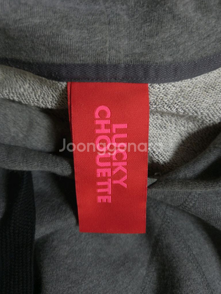 럭키슈에뜨 루즈핏 후드 레이어드 체크 셔츠 36 사이즈--8