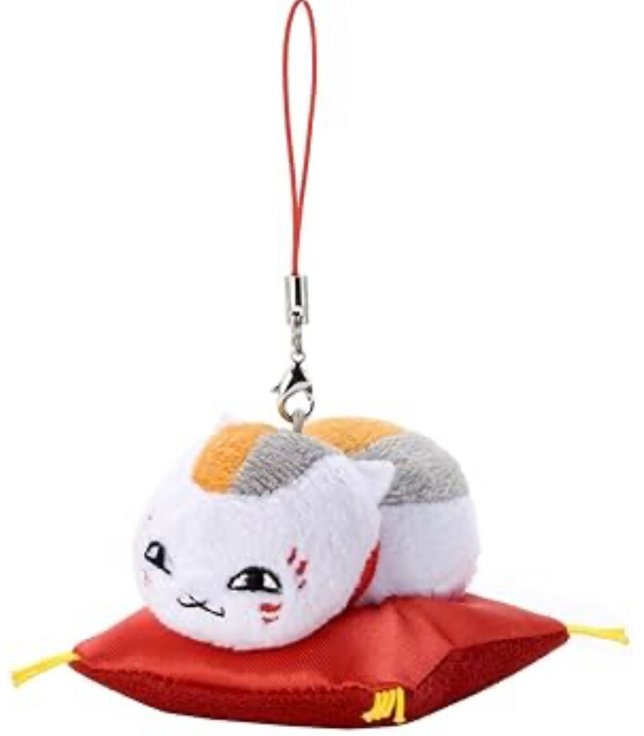 나츠메우인장 냥코센세 방석 클리너 스트랩 인형 키링 이미지