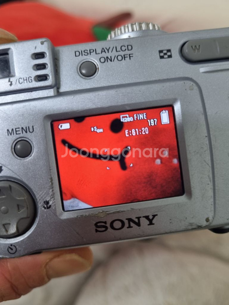 소니 사이버샷 dsc-p30 레트로 카메라 빈티지 디카--5